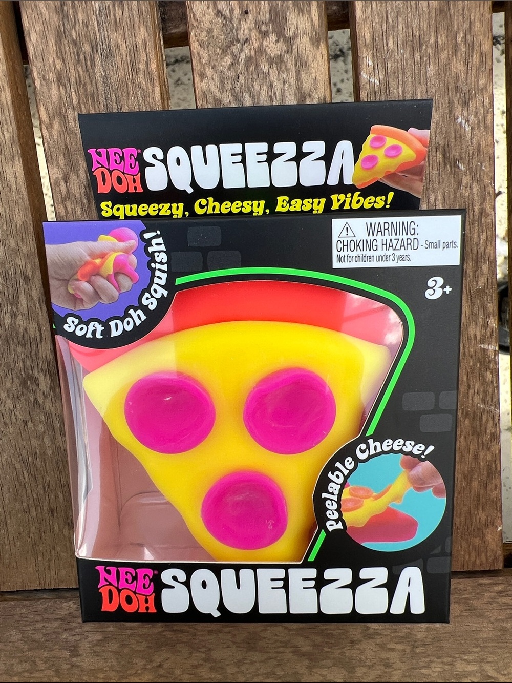 **AUTHENTIC** NeeDoh Squeezzza Pizza Slice Squishy Toy
